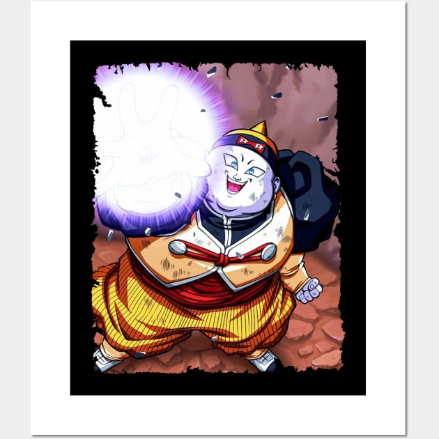 ANDROID 19 MERCH VTG Wall Art by kuzza.co